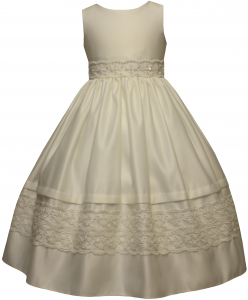 GIRLS FLOWER DRESSES (1242416) IVORY